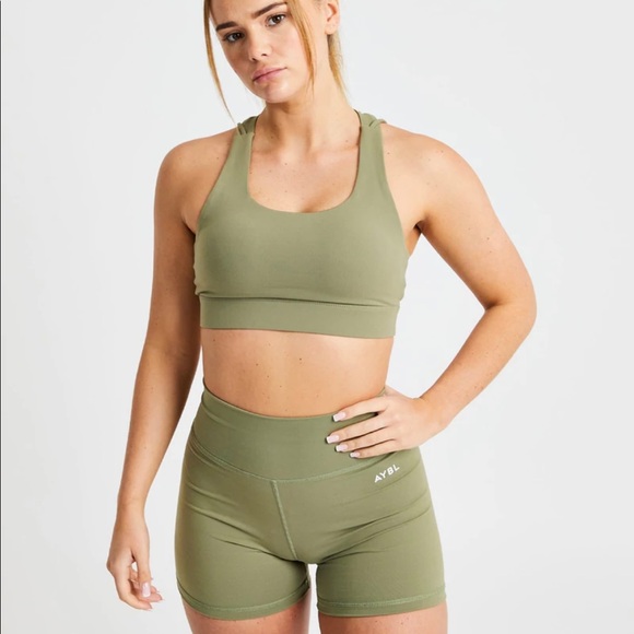 olive green beaybl shorts - Picture 1 of 2